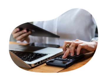 A small business owner calculating the cost of employment practices liability insurance. A small business owner calculating the cost of employment practices liability insurance.